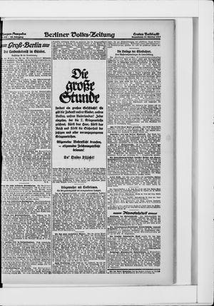 Berliner Volkszeitung vom 13.10.1917
