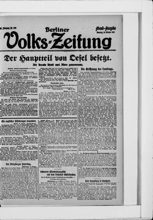 Berliner Volkszeitung vom 16.10.1917