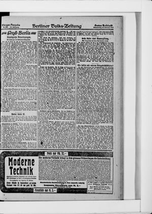 Berliner Volkszeitung on Oct 25, 1917