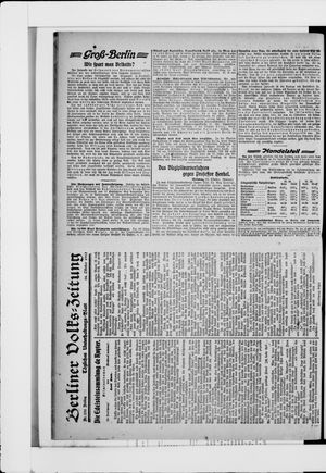 Berliner Volkszeitung vom 26.10.1917