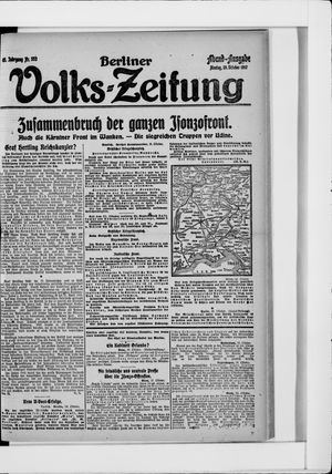 Berliner Volkszeitung vom 29.10.1917
