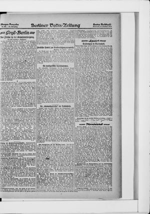 Berliner Volkszeitung vom 31.10.1917