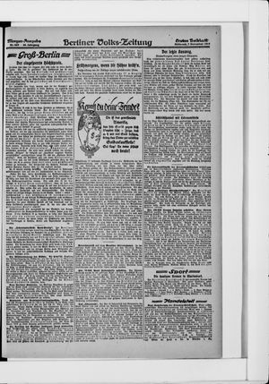 Berliner Volkszeitung vom 07.11.1917