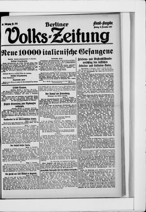 Berliner Volkszeitung vom 12.11.1917