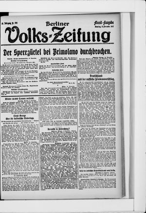 Berliner Volkszeitung vom 13.11.1917