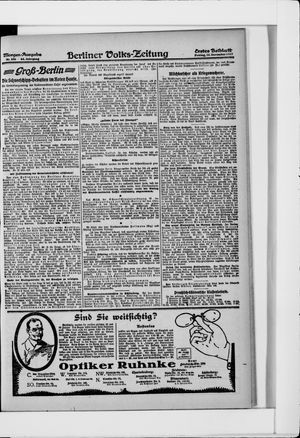 Berliner Volkszeitung vom 16.11.1917