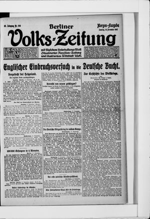 Berliner Volkszeitung vom 18.11.1917