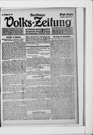 Berliner Volkszeitung vom 20.11.1917