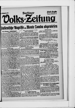 Berliner Volkszeitung vom 20.11.1917