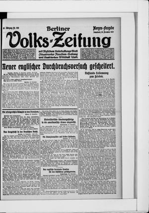 Berliner Volkszeitung on Nov 24, 1917