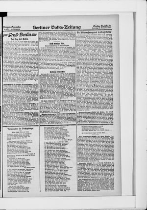 Berliner Volkszeitung vom 25.11.1917
