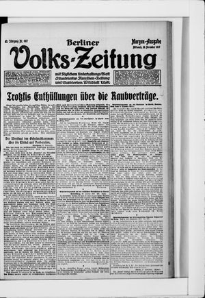 Berliner Volkszeitung vom 28.11.1917