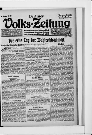 Berliner Volkszeitung vom 06.12.1917