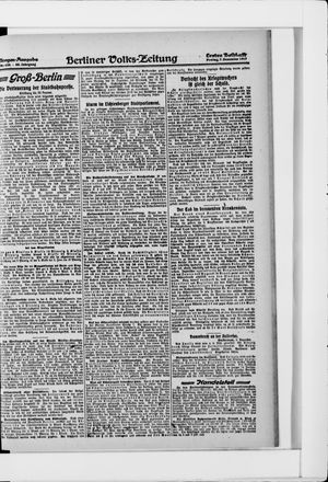 Berliner Volkszeitung vom 07.12.1917
