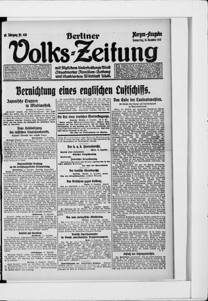 Berliner Volkszeitung vom 13.12.1917