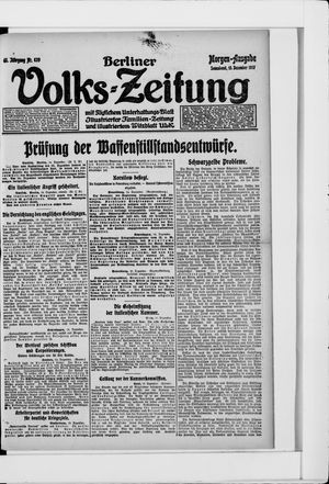Berliner Volkszeitung vom 15.12.1917
