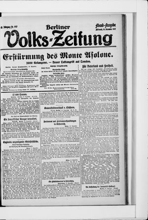 Berliner Volkszeitung vom 19.12.1917