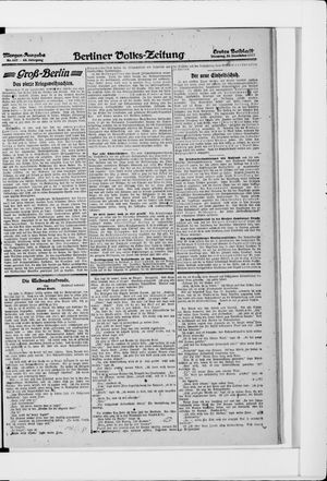 Berliner Volkszeitung vom 25.12.1917