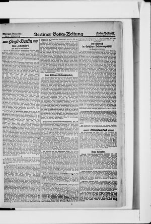 Berliner Volkszeitung vom 03.01.1918