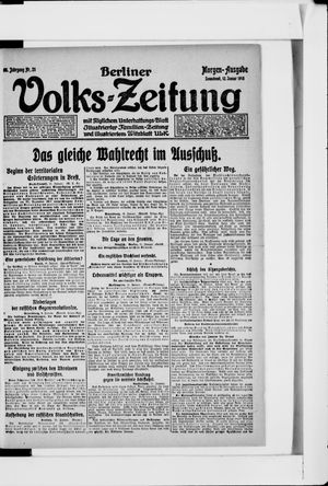 Berliner Volkszeitung vom 12.01.1918