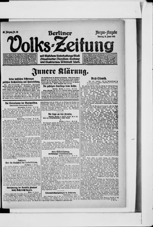 Berliner Volkszeitung vom 15.01.1918