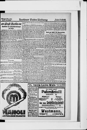 Berliner Volkszeitung vom 19.01.1918