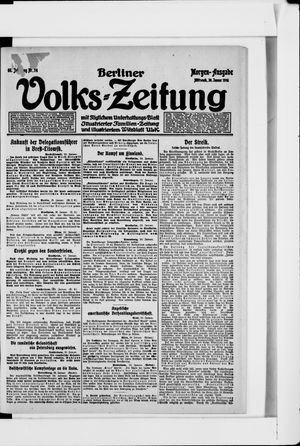 Berliner Volkszeitung on Jan 30, 1918