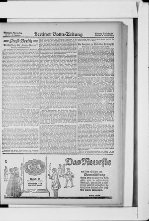 Berliner Volkszeitung vom 06.02.1918