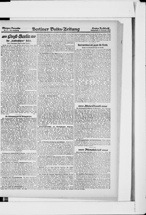 Berliner Volkszeitung on Feb 9, 1918