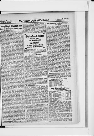 Berliner Volkszeitung on Feb 13, 1918
