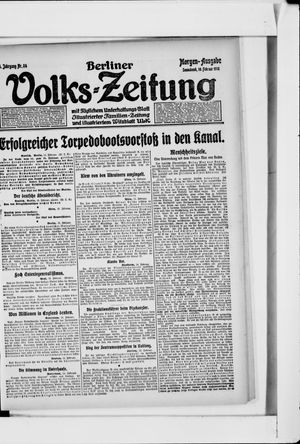 Berliner Volkszeitung vom 16.02.1918