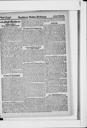 Berliner Volkszeitung vom 16.02.1918