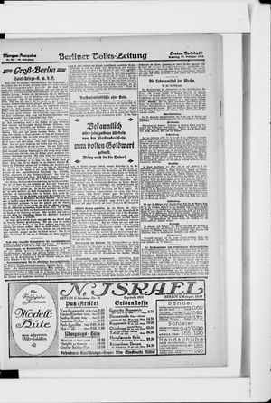 Berliner Volkszeitung vom 17.02.1918