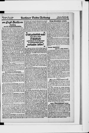 Berliner Volks-Zeitung vom 20.02.1918