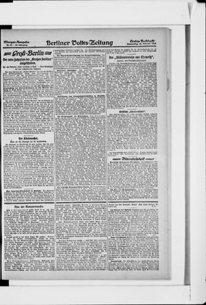 Berliner Volkszeitung vom 21.02.1918