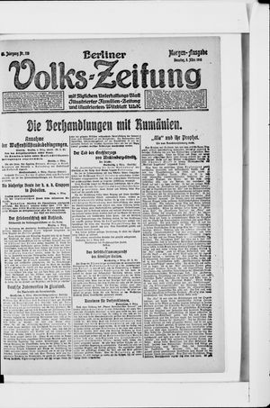 Berliner Volkszeitung vom 05.03.1918