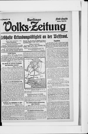 Berliner Volkszeitung on Mar 5, 1918