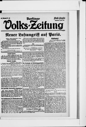 Berliner Volkszeitung on Mar 9, 1918