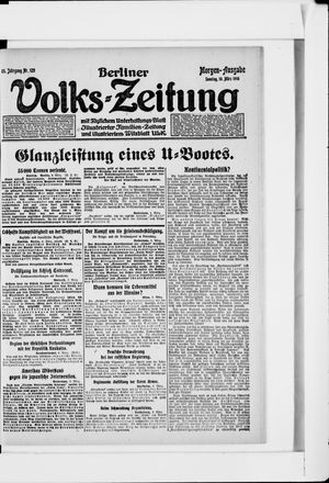 Berliner Volkszeitung vom 10.03.1918
