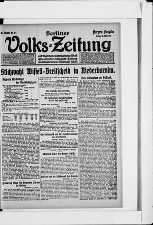 Berliner Volkszeitung vom 15.03.1918