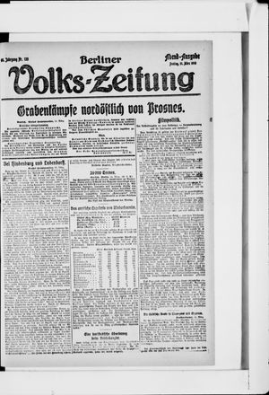 Berliner Volkszeitung vom 15.03.1918