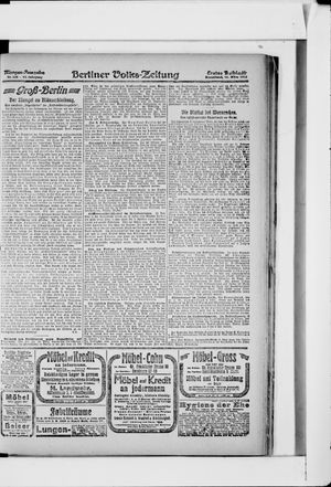 Berliner Volkszeitung on Mar 16, 1918