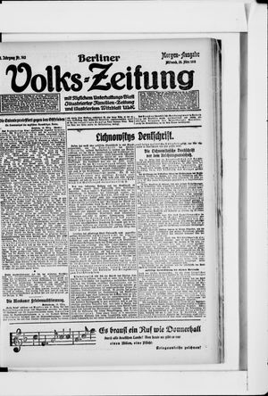 Berliner Volkszeitung on Mar 20, 1918