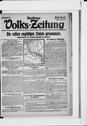 Berliner Volkszeitung vom 22.03.1918