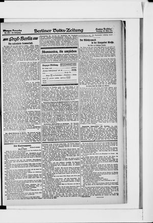 Berliner Volkszeitung on Mar 24, 1918