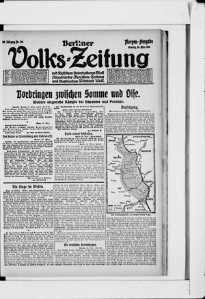 Berliner Volkszeitung vom 26.03.1918
