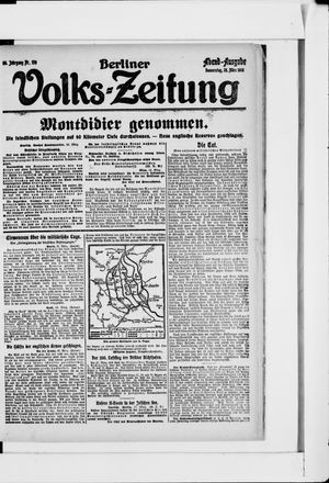 Berliner Volkszeitung on Mar 28, 1918