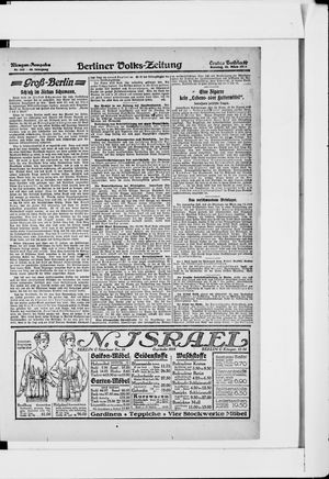 Berliner Volkszeitung vom 31.03.1918