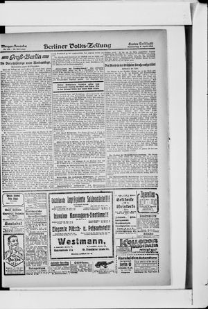 Berliner Volkszeitung on Apr 4, 1918