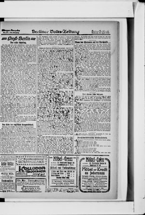 Berliner Volkszeitung vom 10.04.1918